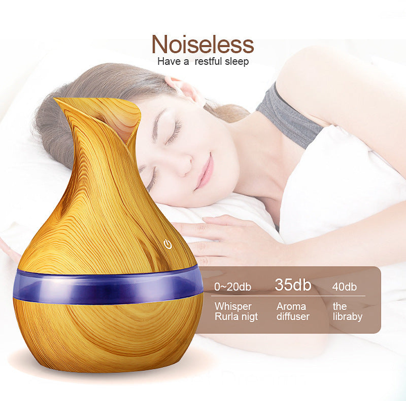 humidificateur vase 300ml Aromathérapie Diffuseur Avec 7 Couleur LED Lumière V2 تنزوت