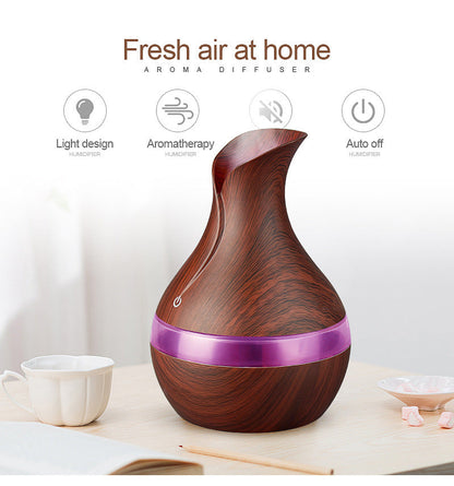 humidificateur vase 300ml Aromathérapie Diffuseur Avec 7 Couleur LED Lumière V2 تنزوت