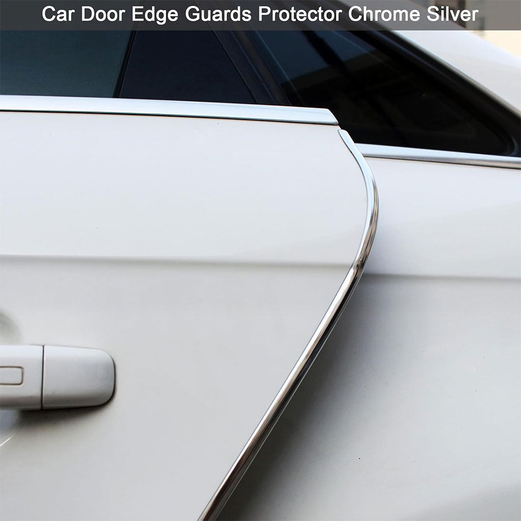 Bande de protection universelle en pour portières de voiture chromées 10m – شريط واقي لباب السيارة - تنزوت