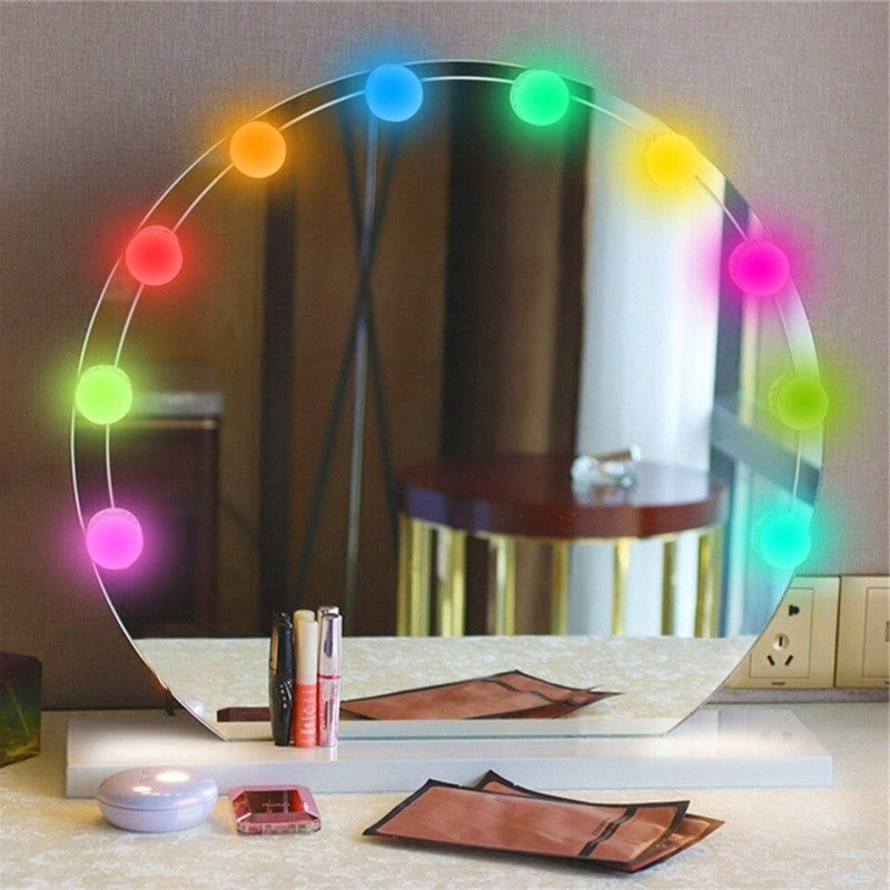 Chende Lampe Miroir RGB 10 psc mural Hollywood style تنزوت