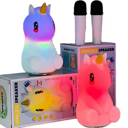 Haut-parleur-sans-fil-de-dessin-anim-licorne-avec-microphone-karaok-LS-10BM-مكبر-صوت-مع-ميكروفون-لاسلكي-مدمج.png