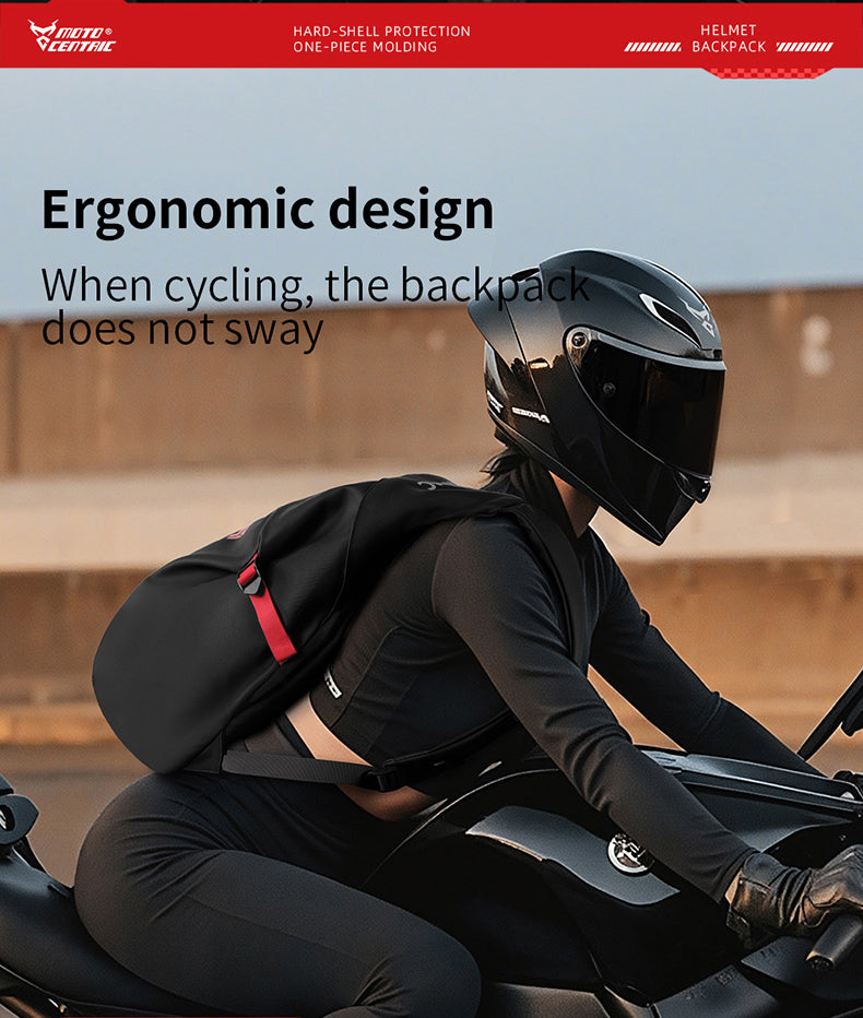 Sac à Dos MOTOCENTRIC pour Casque de Moto - حقيبة ظهر المخصصة لخوذة الدراجة النارية