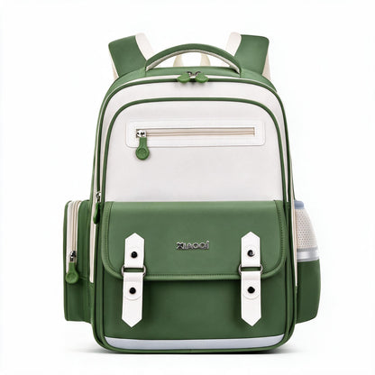 Sac-Dos-Scolaire-Style-Kawaii-Grand-Volume-Tissu-Imperm-able-Vert-SACKDS08VT-حقيبة-مدرسية-بتصميم-كاوايي.png