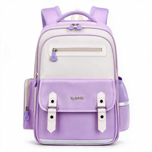Sac-Dos-Scolaire-Style-Kawaii-Grand-Volume-Tissu-Imperm-able-Mauve-SACKDS08MV-حقيبة-مدرسية-بتصميم-كاوايي.png