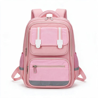 Sac-Dos-Scolaire-Style-Kawaii-Grand-Volume-Tissu-Imperm-able-Rose-SACKDS06RS-حقيبة-مدرسية-بتصميم-كاوايي.png