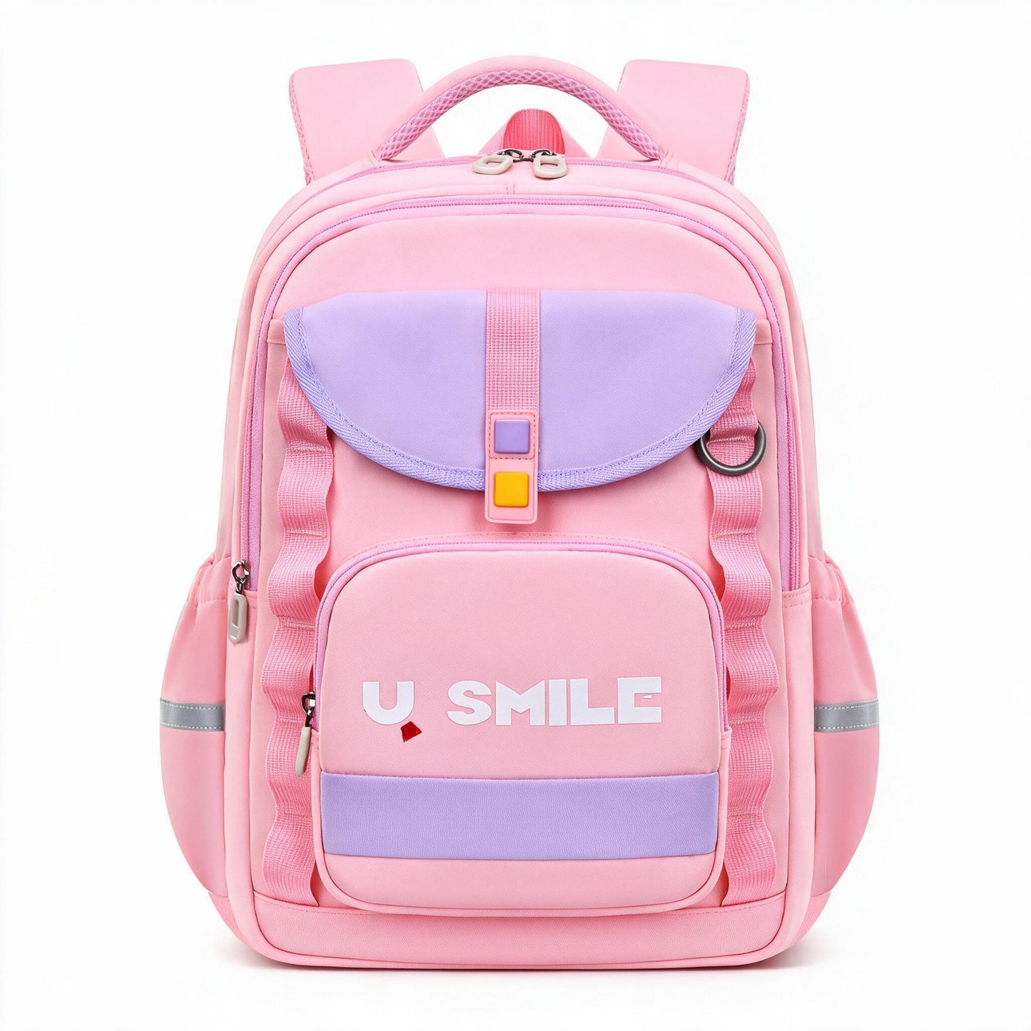 Sac-Dos-Scolaire-pour-Enfnats-U-Smile-Rose-SACKDS09RS-حقيبة-مدرسية-للأطفال.png