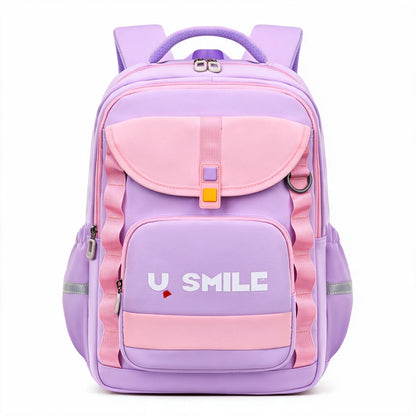Sac-Dos-Scolaire-pour-Enfnats-U-Smile-Mauve-SACKDS09MV-حقيبة-مدرسية-للأطفال.png