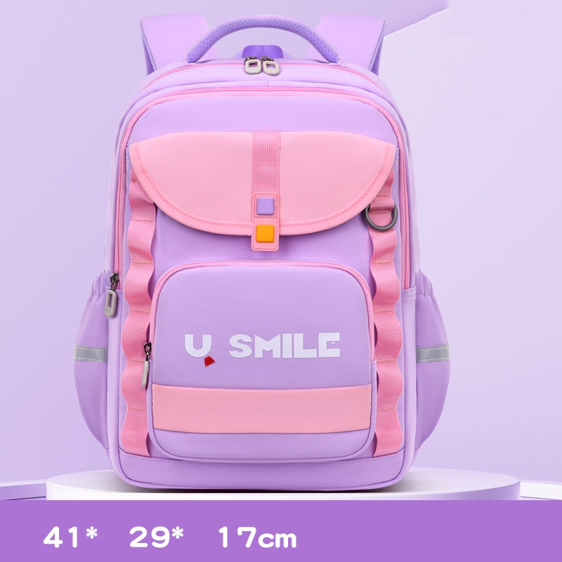 Sac-Dos-Scolaire-pour-Enfnats-U-Smile-Mauve-SACKDS09MV-حقيبة-مدرسية-للأطفال.png