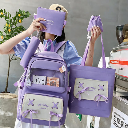 Sac-Dos-Multifonctionnel-Kawaii-Grand-Volume-Imperm-able-et-R-sistant-5Pcs-Mauve-SACKDS11MV-حقيبة-ظهر-بعدة-قطع-بتصميم-كاوايي.png