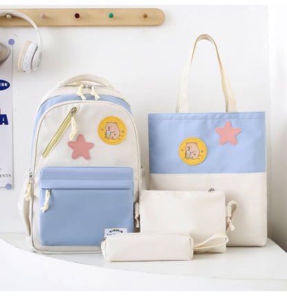 Sac-Dos-Multifonctionnel-Kawaii-Grand-Volume-Imperm-able-et-R-sistant-4Pcs-Bleu-et-Beige-SACKDS02B-حقيبة-ظهر-بعدة-قطع-بتصميم-كاوايي.png