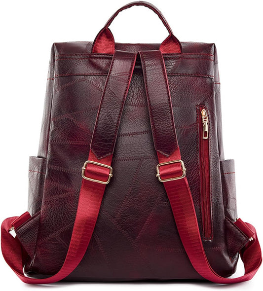 Sac-dos-r-tro-en-cuir-synth-tique-pour-femme-Grenat-حقيبة-ظهر-نسائية-من-الجلد.png