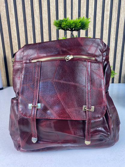 Sac-dos-r-tro-en-cuir-synth-tique-pour-femme-Grenat-حقيبة-ظهر-نسائية-من-الجلد.png