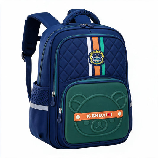 Sac-Dos-Scolaire-Style-Kawaii-Grand-Volume-Tissu-Imperm-able-Bleu-et-Vert-SACKDS18BV-حقيبة-مدرسية-بتصميم-كاوايي.png