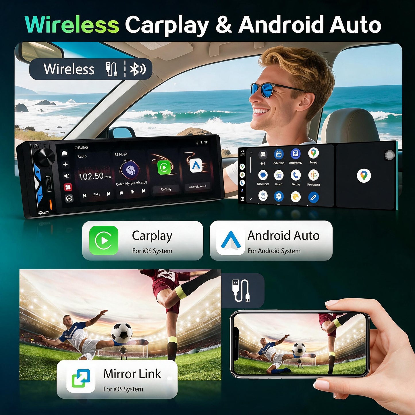 Gazel-Autoradio-1Din-cran-Tactile-5-IPS-Apple-CarPlay-et-Android-Auto-Sans-Fil-Charge-Rapide-Type-C-راديو-سيارة-ذكي-بشاشة-لمس-5-بوصة-تدعم-و-لاسلكيًا.png