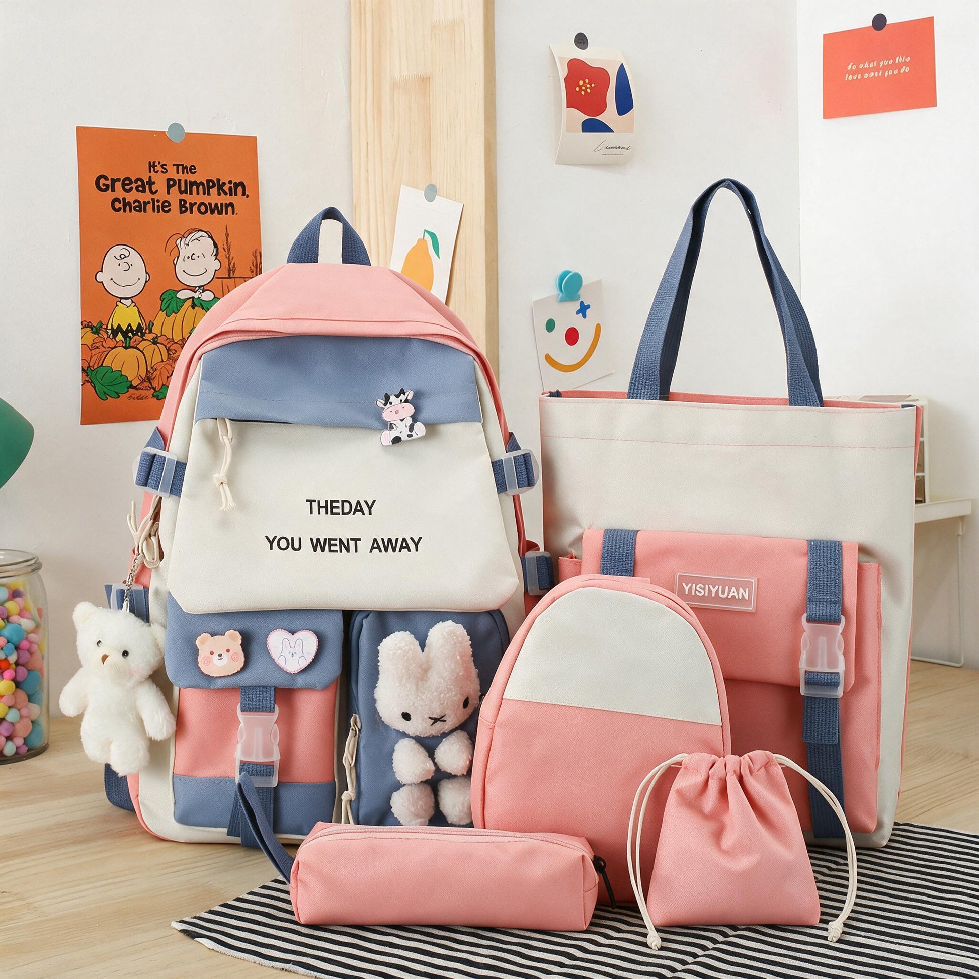 Sac-Dos-Multifonctionnel-Kawaii-Grand-Volume-Imperm-able-et-R-sistant-5Pcs-Rose-SACKDS25RS-حقيبة-ظهر-بعدة-قطع-بتصميم-كاوايي.png