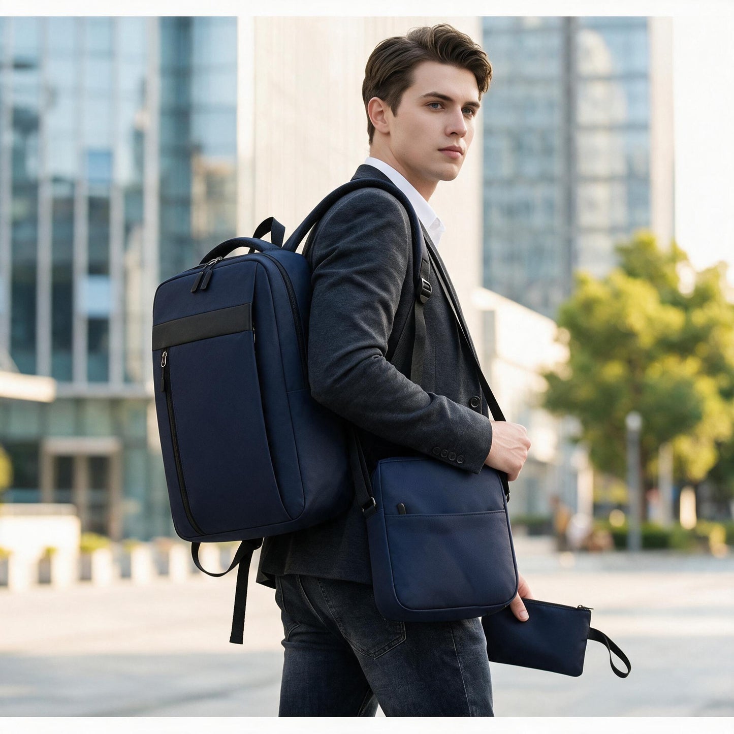 Ensemble-3-PCS-sac-a-dos-l-gant-et-Imperm-able-pour-Homme-Avec-Port-USB-Bleu-Mat-02-طقم-حقائب-رجالية-أنيقة-3-في-1-مع-منفذ-شحن.png