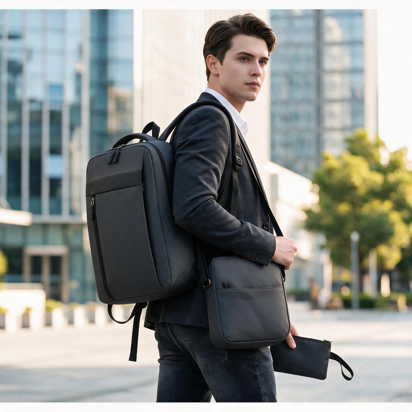Ensemble-3-PCS-sac-a-dos-l-gant-et-Imperm-able-pour-Homme-Avec-Port-USB-Gris-Mat-02-طقم-حقائب-رجالية-أنيقة-3-في-1-مع-منفذ-شحن.png