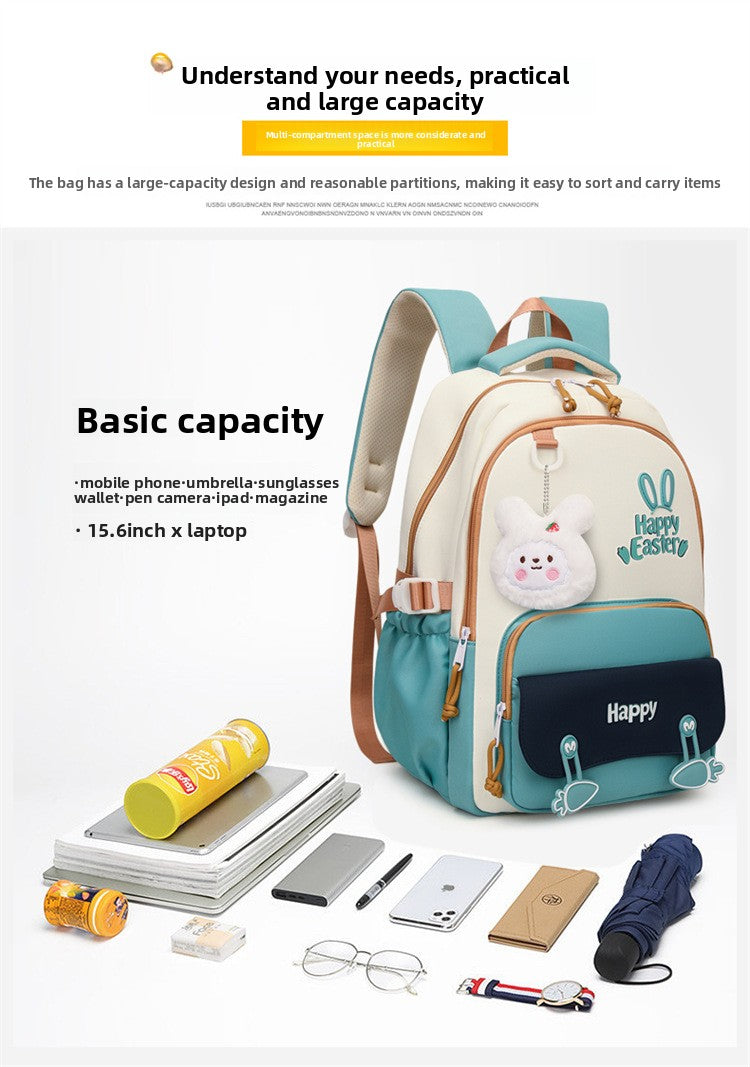 Sac-Dos-Scolaire-Motif-Lapin-Happy-Easter-Ergonomique-Tissu-Imperm-able-Vert-SACKDS31V-حقيبة-ظهر-مدرسية-وعصرية-بتصميم-الأرنب-اللطيف.png
