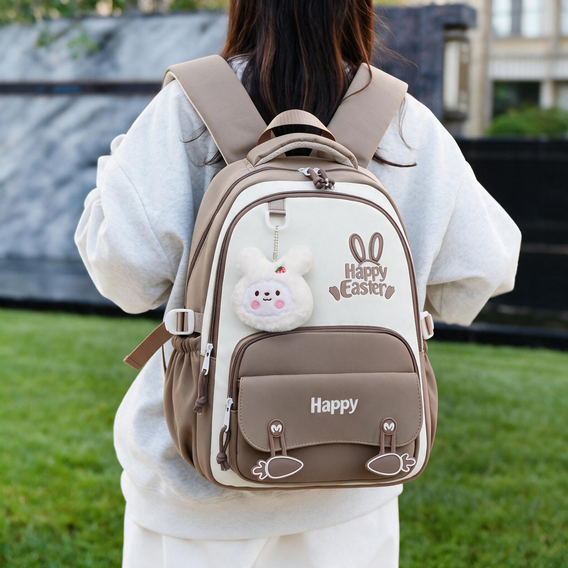 Sac-Dos-Scolaire-Motif-Lapin-Happy-Easter-Ergonomique-Tissu-Imperm-able-Marron-SACKDS31MR-حقيبة-ظهر-مدرسية-وعصرية-بتصميم-الأرنب-اللطيف.png