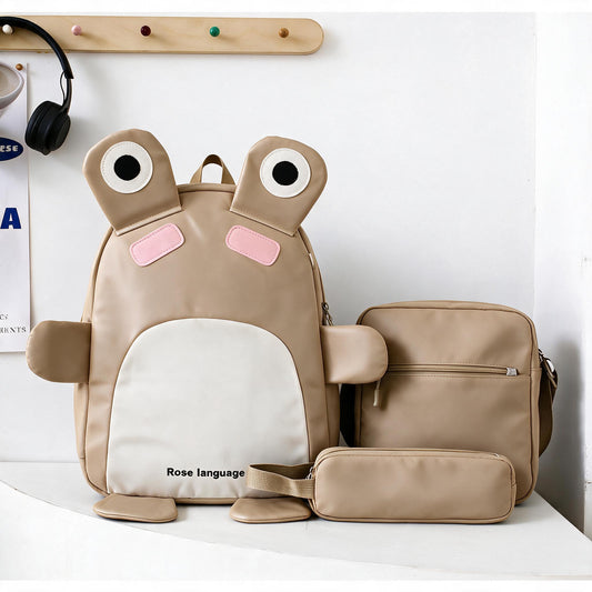 Sac-Dos-Scolaires-Enfant-3-en-1-Motif-Grenouille-Rose-Language-Style-Dos-Kawaii-Marron-SACKDS32MR-طقم-حقائب-مدرسية-للأطفال-3-في-1-بتصميم-الضفدع-اللطيف.png