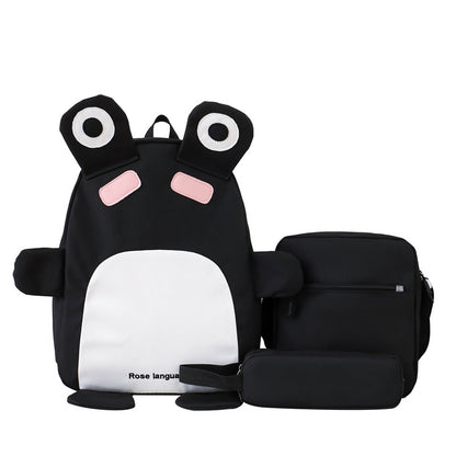Sac-Dos-Scolaires-Enfant-3-en-1-Motif-Grenouille-Rose-Language-Style-Dos-Kawaii-Noir-SACKDS32N-طقم-حقائب-مدرسية-للأطفال-3-في-1-بتصميم-الضفدع-اللطيف.png