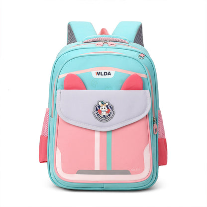Sac-Dos-Scolaire-Enfant-Design-Oreilles-Ergonomique-Tissu-Imperm-able-pour-Primaire-Bleu-et-Rose-SACKDS30BRS-حقيبة-ظهر-مدرسية-للأطفال.png