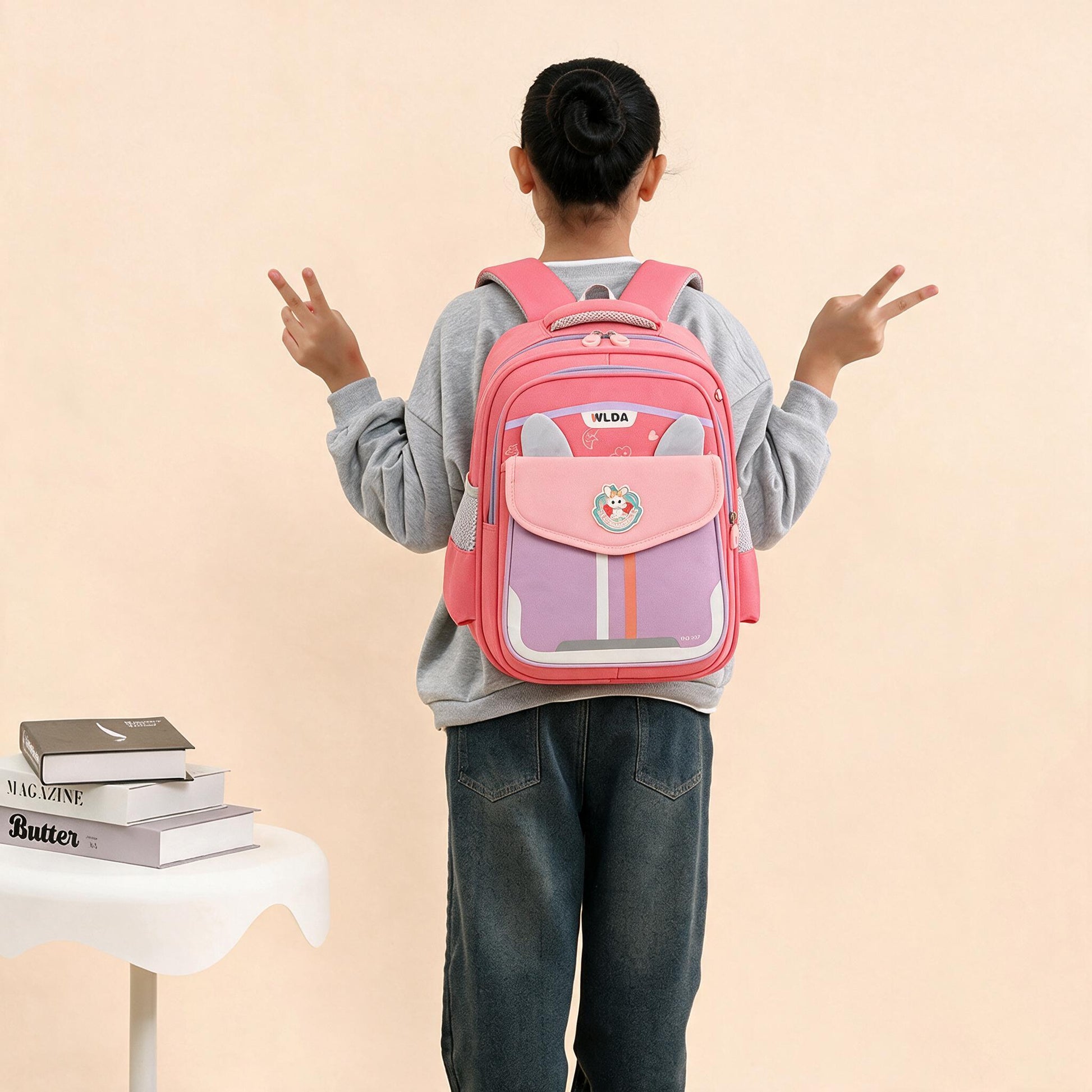 Sac-Dos-Scolaire-Enfant-Design-Oreilles-Ergonomique-Tissu-Imperm-able-pour-Primaire-Rose-SACKDS30RS-حقيبة-ظهر-مدرسية-للأطفال.png