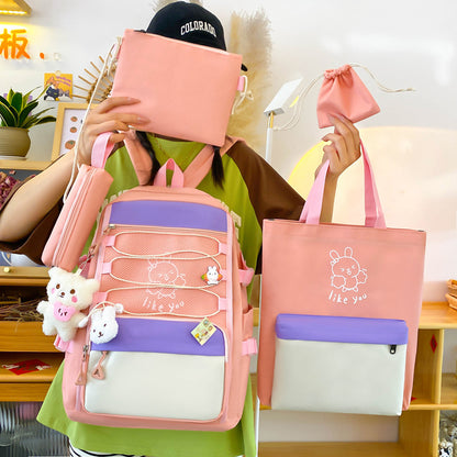 Sac-Dos-Multifonctionnel-Kawaii-Grand-Volume-Imperm-able-et-R-sistant-5Pcs-Rose-SACKDS33RS-حقيبة-ظهر-بعدة-قطع-بتصميم-كاوايي.png