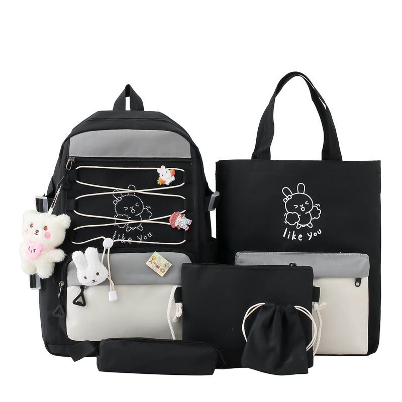 Sac-Dos-Multifonctionnel-Kawaii-Grand-Volume-Imperm-able-et-R-sistant-5Pcs-Noir-SACKDS33N-حقيبة-ظهر-بعدة-قطع-بتصميم-كاوايي.png