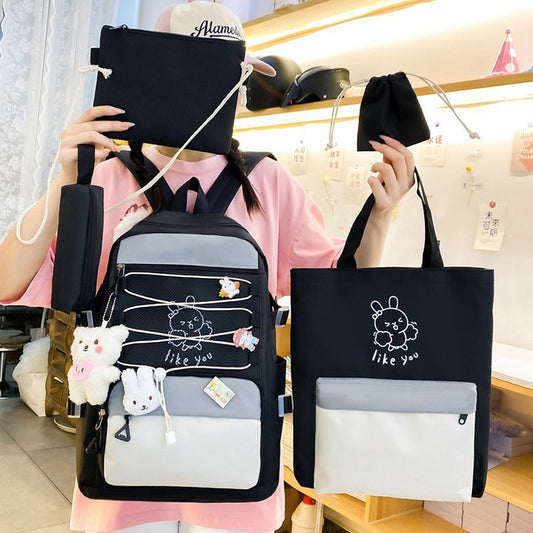 Sac-Dos-Multifonctionnel-Kawaii-Grand-Volume-Imperm-able-et-R-sistant-5Pcs-Noir-SACKDS33N-حقيبة-ظهر-بعدة-قطع-بتصميم-كاوايي.png