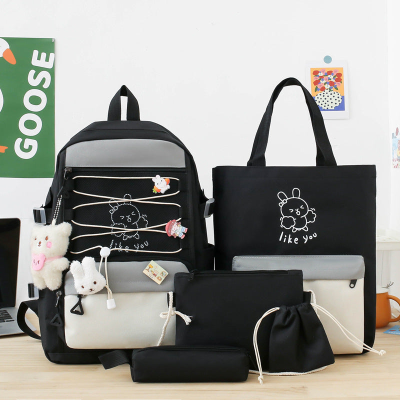 Sac-Dos-Multifonctionnel-Kawaii-Grand-Volume-Imperm-able-et-R-sistant-5Pcs-Noir-SACKDS33N-حقيبة-ظهر-بعدة-قطع-بتصميم-كاوايي.png