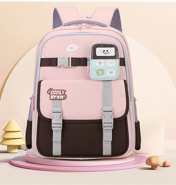 Sac-Dos-Scolaire-Enfant-avec-Trousse-Motif-Calculatrice-Tissu-Imperm-able-Rose-SACKDS34RS-حقيبة-ظهر-مدرسية-للأطفال.png