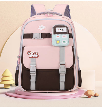 Sac-Dos-Scolaire-Enfant-avec-Trousse-Motif-Calculatrice-Tissu-Imperm-able-Rose-SACKDS34RS-حقيبة-ظهر-مدرسية-للأطفال.png