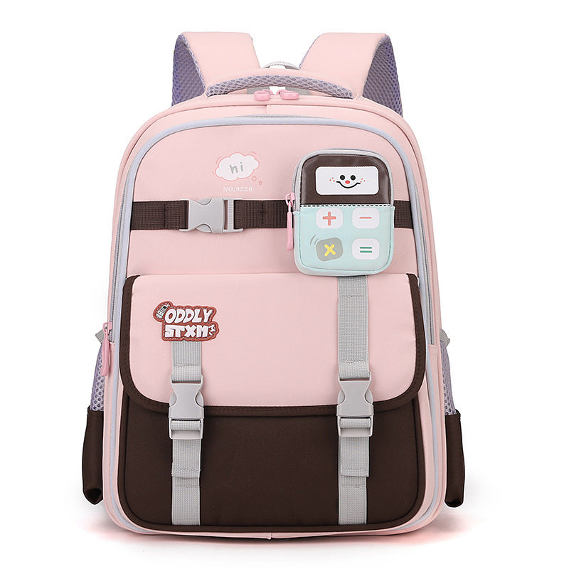 Sac-Dos-Scolaire-Enfant-avec-Trousse-Motif-Calculatrice-Tissu-Imperm-able-Rose-SACKDS34RS-حقيبة-ظهر-مدرسية-للأطفال.png