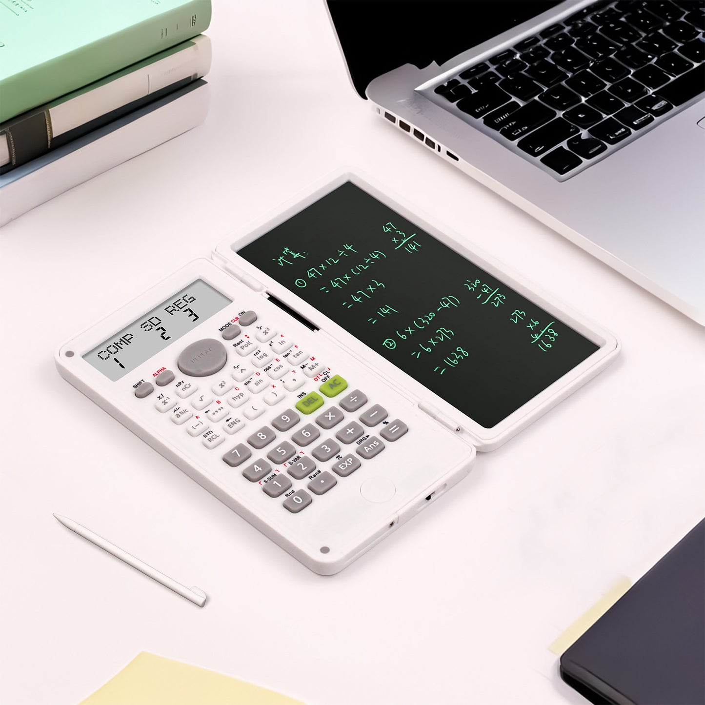 Calculatrice-Scientifique-2en1-240-Fonctions-avec-Tapis-d-criture-LCD-6P-et-Stylet-Int-gr-حاسبة-علمية-متطورة-2-في-1-مع-لوح-كتابة-وملاحظات.png