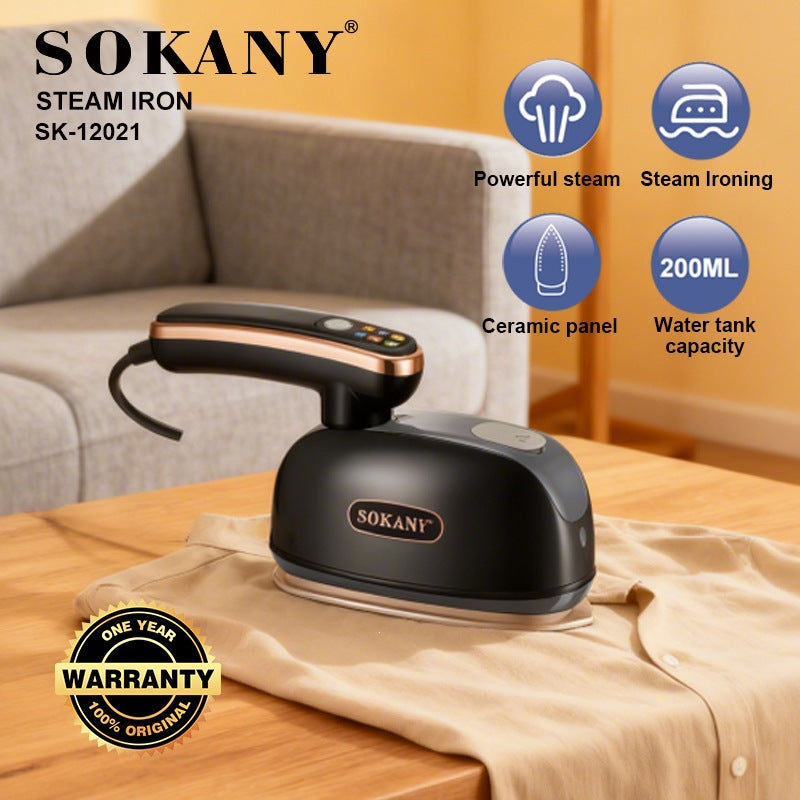 Fer à Repasser à Vapeur Sokany SK-12021 Réservoir 200ml - مكواة بخار كهربائية من سوكاني