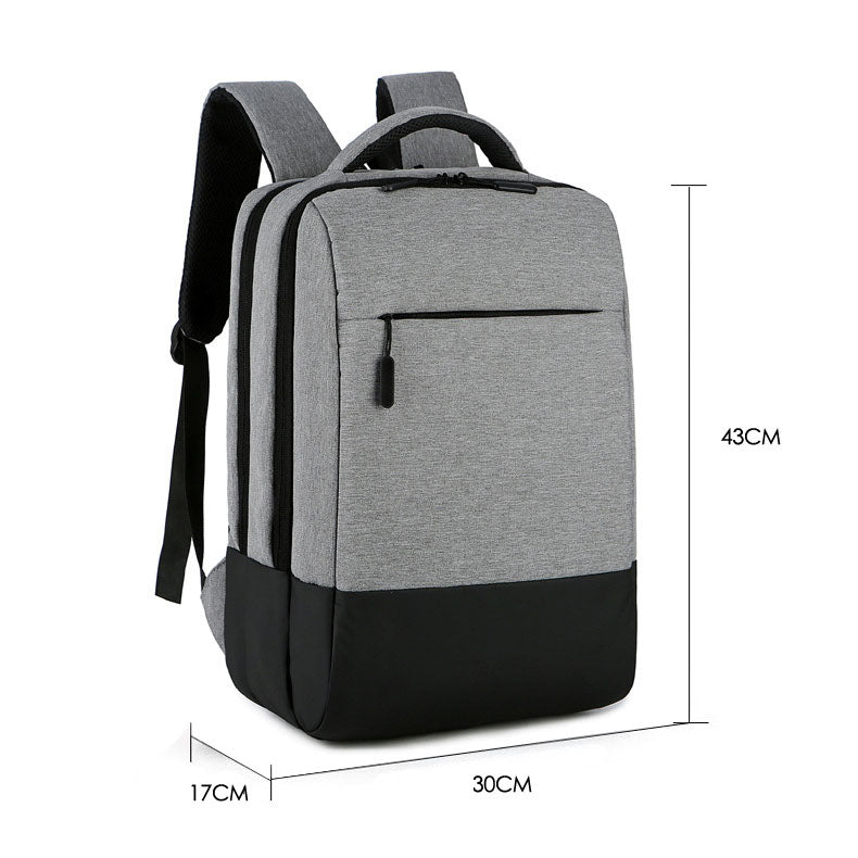 Sac à Dos Ordinateur Portable Multifonctionnel avec Port de Charge USB Grand Volume SACHM07GR - حقيبة ظهر متعددة الاستخدامات للكمبيوتر المحمول والعمل مع منفذ شحن