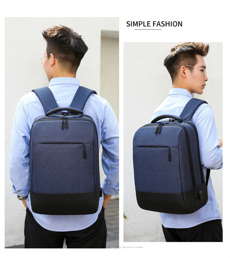 Sac à Dos Ordinateur Portable Multifonctionnel avec Port de Charge USB Grand Volume SACHM07BL - حقيبة ظهر متعددة الاستخدامات للكمبيوتر المحمول والعمل مع منفذ شحن