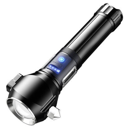 Lampe Torche Tactique LED 1200 Lumens Portée 450m avec Éclairage Latéral - مصباح يدوي تكتيكي عالي الإضاءة متعدد الاستخدامات