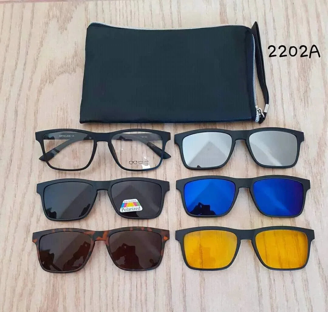 Lunette 6 En 1 2202A Optique / Soleil / Nuit - تنزوت