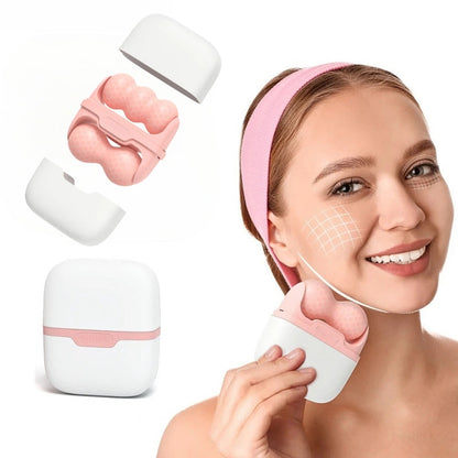 Rouleau de glace pour Massage du visage et des yeux , corps, mésothérapie , refroidissement, soulagement de la douleur تنزوت