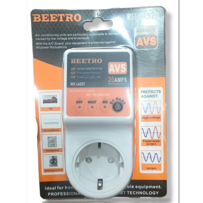 مقبس حماية من تقلبات التيار الكهربائي 20أمبير Beetro LA337 تنزوت