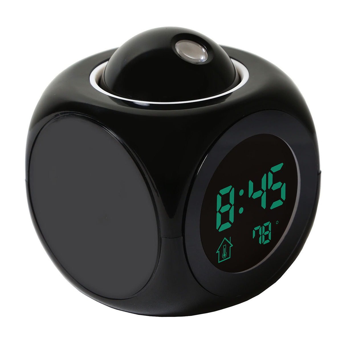 Horloge numérique de Projection LCD à LED, alarme vocale, fonction Snooze, thermomètre - تنزوت