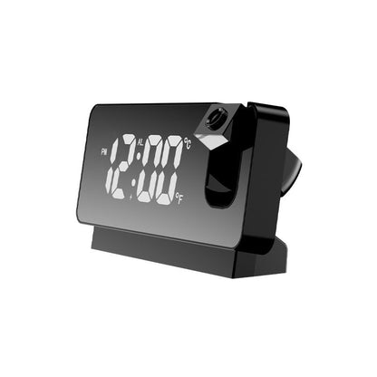 Réveil numérique intelligent avec projecteur 180° TempéRature USB , Snooze تنزوت