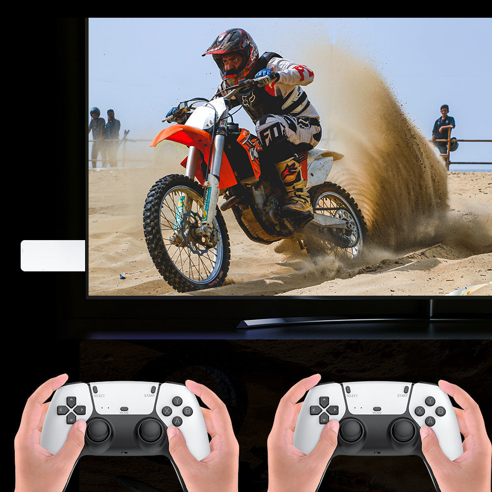 M15 Game Stick Pro Console de jeu vidéo 4k Rétro +20000 Jeux classiques HD 4K avec 2 manette sans fil تنزوت