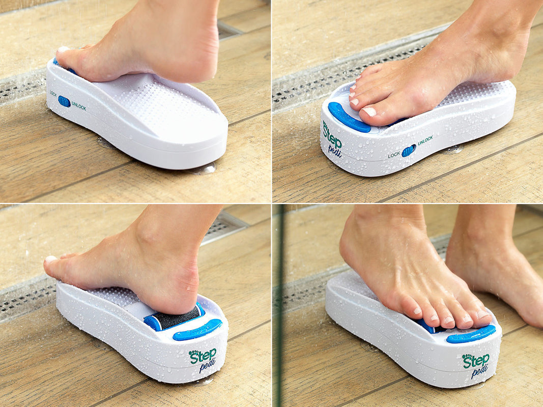 Step Pedi – broyeur de pieds électrique en Silicone dissolvant de peaux mortes تنزوت