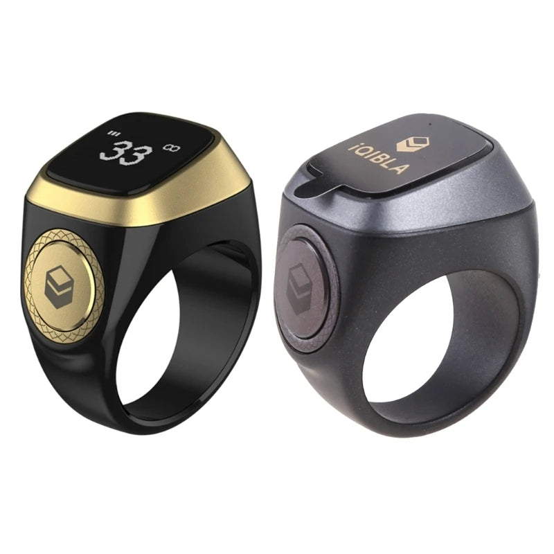 خاتم التسبيح الالكتروني الذكي IQIBLA يساعدك على التسبيح والتذكر بطريقة عملية وبسيطة -Zikr Ring Tasbih Counter - تنزوت