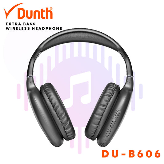 Casque bluetooth sans fil, microphone intégré stéréo DUNTH DU-B606 - تنزوت