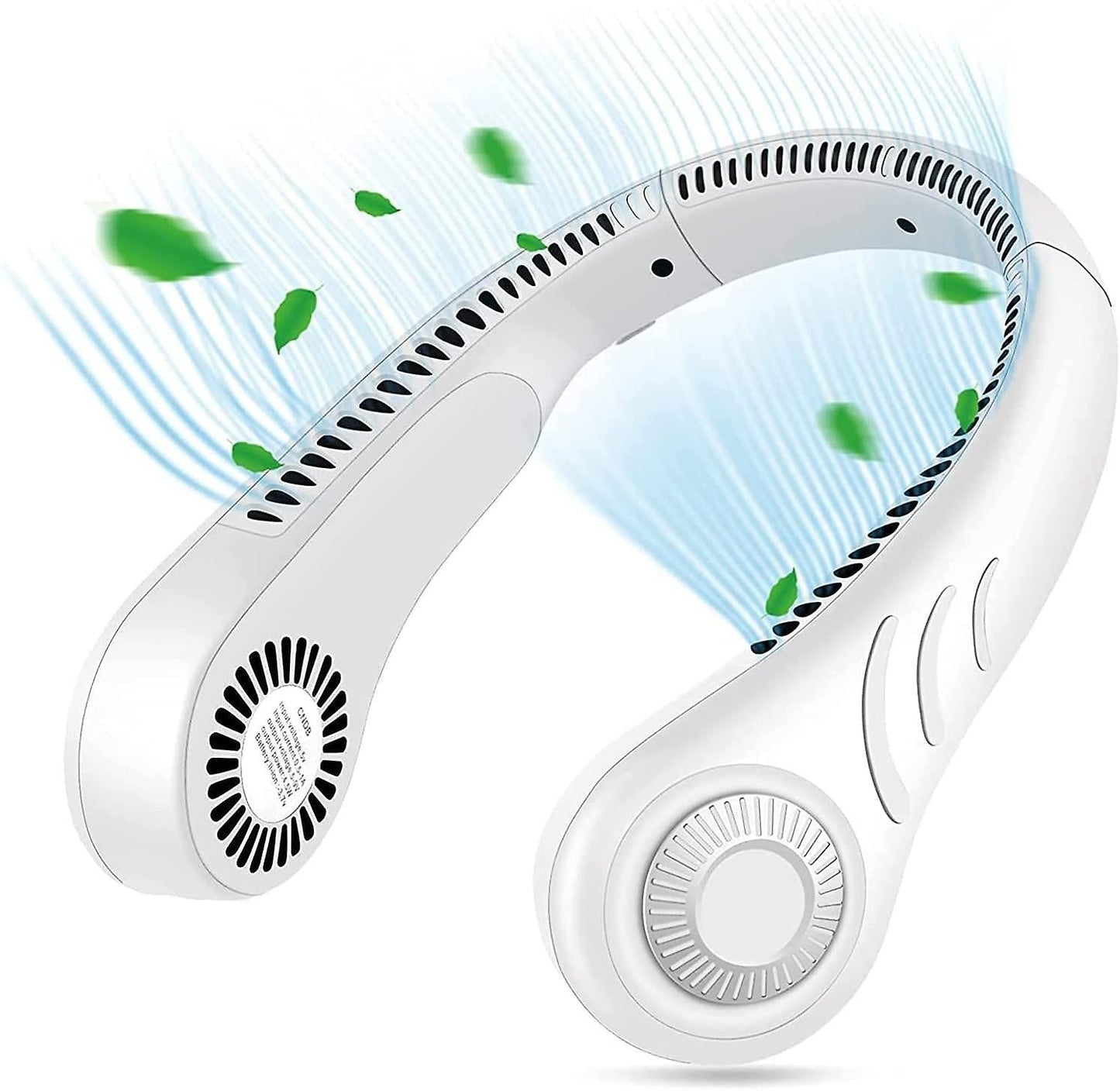 Ventilateur de cou portable 3 vitesses rechargeable USB, تنزوت