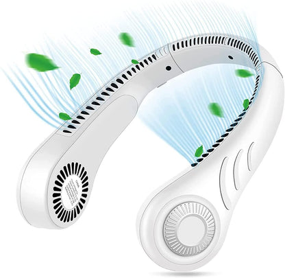 Ventilateur de cou portable 3 vitesses rechargeable USB, تنزوت
